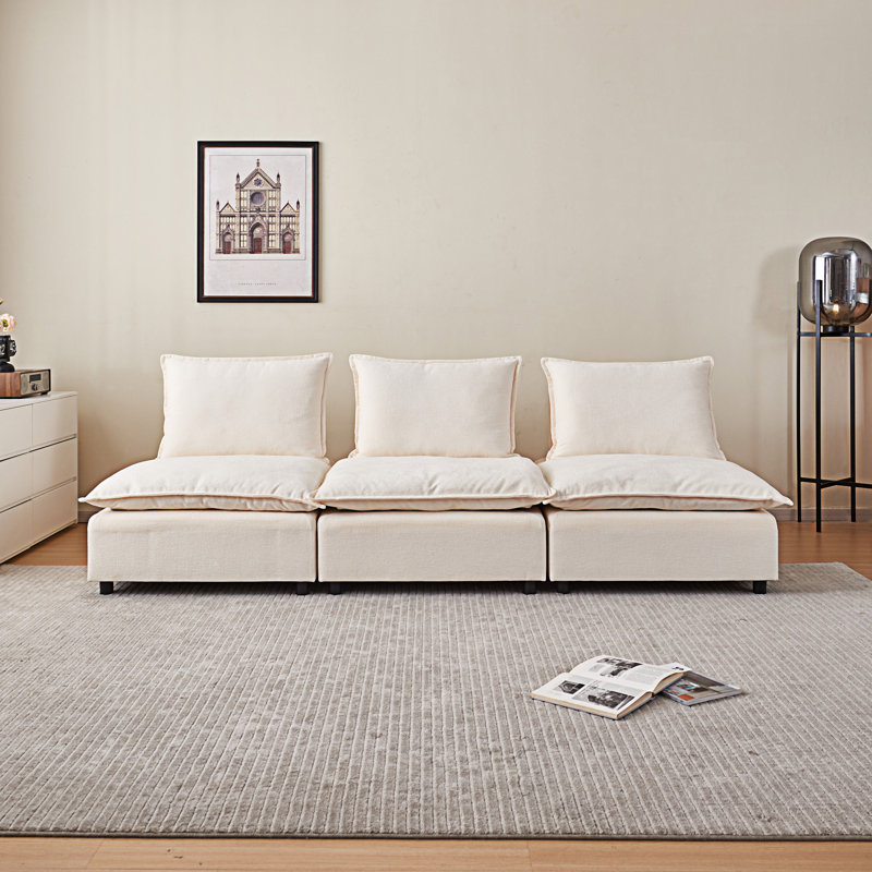 Wayfair armless sofa discount